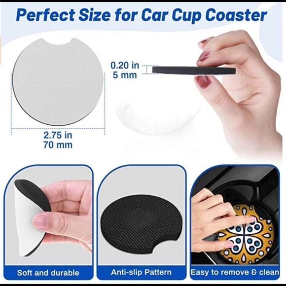 Retro Mama Car Coaster Set | Car Accessories - Picture 2 of 7